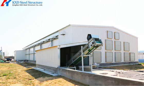 Prefab Steel Structure Poultry Farm Shed Chicken Farm House Building