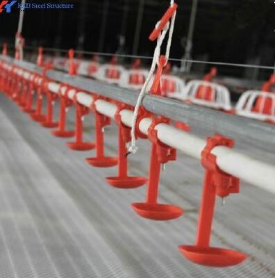 KXD Automatic Poultry Feeders And Drinkers , Plastic Chicken Pan Feeder