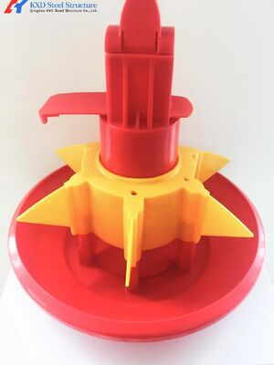 Steel Structure Broiler Poultry Equipment , Poultry Automatic Feeding System