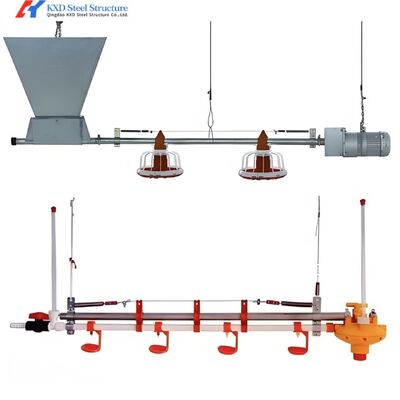 Broiler Poultry Farming Equipment H Type Galvanized Automatic Battery Chicken Cages