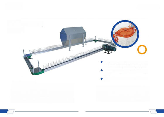 Broiler Chicken Cage Breeder Feeding System Easy Install