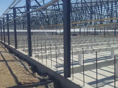 Fast Installation Hot-Dip Galvanized Steel Structure Pig House with Customizable Dimensions