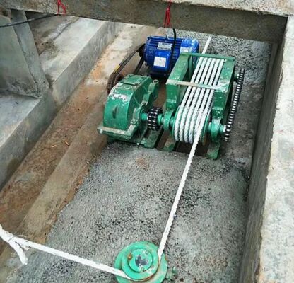 Automatic Manure Scraper Machine with High-Precision CNC Scraper Corrosion-Resistant Transmission Chain and Cycloid Pinwheel Reducer for Poultry Farms